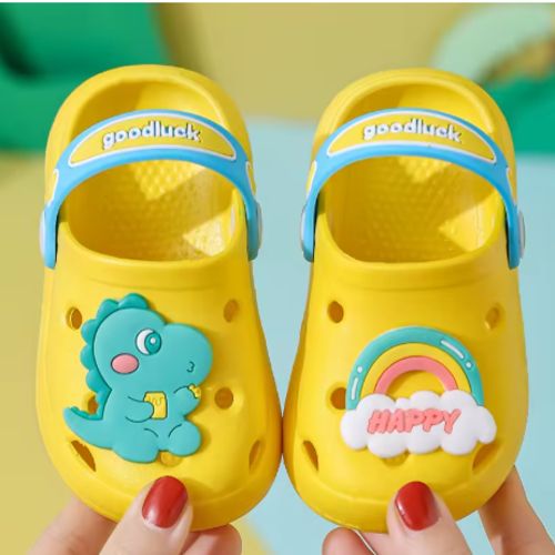 Non-Slip Breathable Cartoon Design Kids Outdoor Crocs Style Sandals for Boys and Girls – Lightweight, Comfortable Everyday Play Shoes