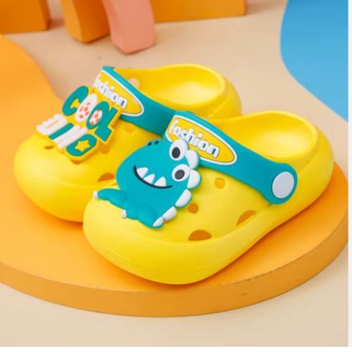 Non-Slip Breathable Cartoon Design Kids Outdoor Crocs Style Sandals for Boys and Girls – Lightweight, Comfortable Everyday Play Shoes