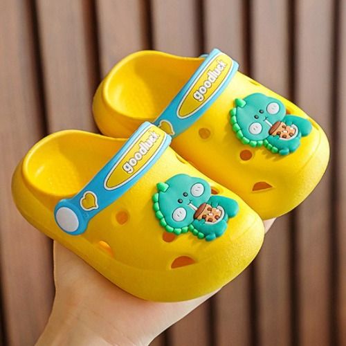 Non-Slip Breathable Cartoon Design Kids Outdoor Crocs Style Sandals for Boys and Girls – Lightweight, Comfortable Everyday Play Shoes