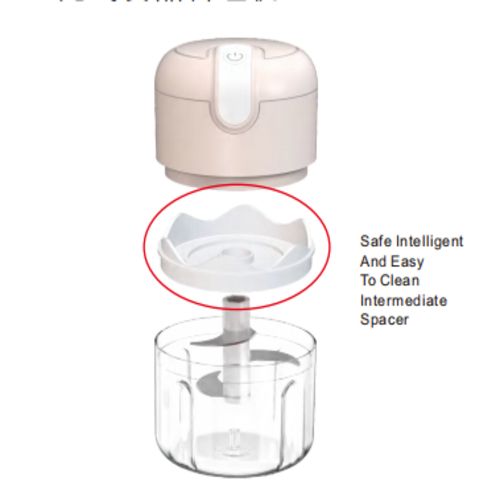 Smart Rechargeable Electric Vegetable Chopper – Compact Mini Food Processor for Garlic, Onions, Fruits & More