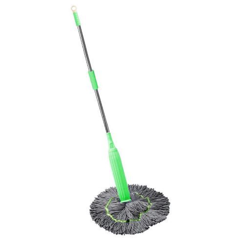 Microfiber 2-in-1 Self-Wringing Hand-Free Mop with Steel Pole – Easy Squeeze, Lightweight & Durable Floor Cleaner for Effortless Home Cleaning