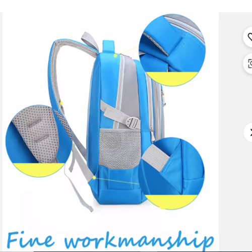 Premium Large Capacity Waterproof School Backpack with Multi-Compartments, Ergonomic Design and Breathable Mesh Padding – Durable Travel & Student Bag