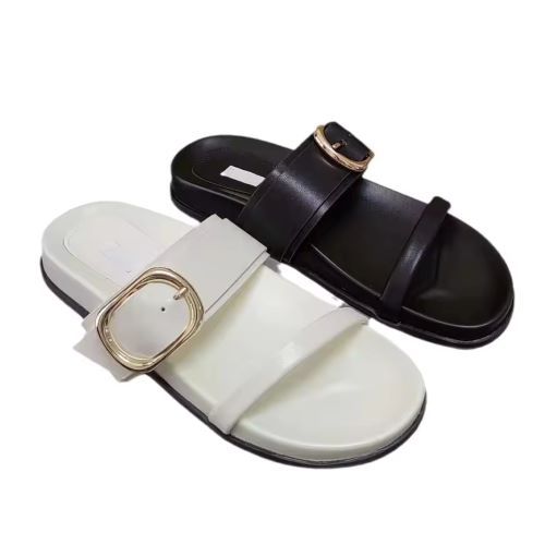 Luxury Zara-Inspired Brown Soft Cushion Open-Toe Sandals – Lightweight Strapless Comfort Slides for Women (Sizes 37–41)