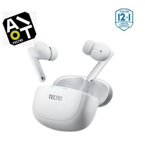 Tecno Buds 4 Air BD04 TWS Earbuds – Up To 22 Hours Playtime With Enhanced Bass & Touch Control Bluetooth Earphones