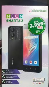 Neon Smarta 2 an ultra-affordable 4G Android Go smartphone with a 5-inch display, Key features  2GB RAM, 32GB internal storage, a 3,300mAh battery, and an 8MP rear camera