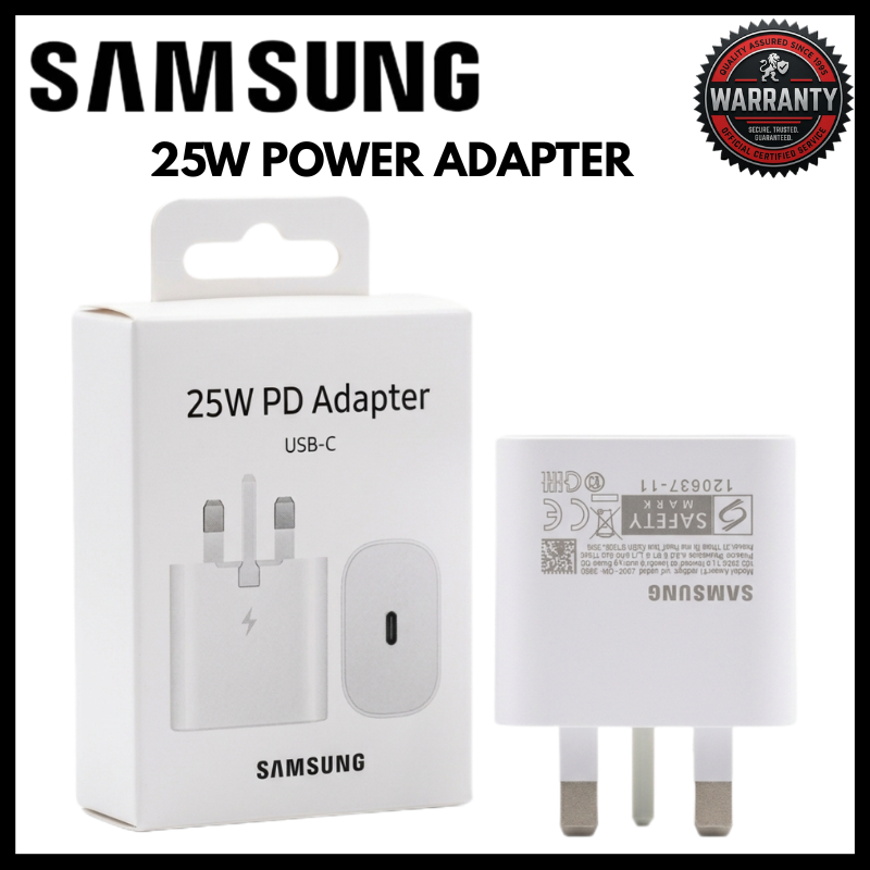 Samsung Galaxy Fast Charger 25W USB C Type C To C Wall Charger A16, A06, S25 Ultra Super Fast Type C Adapter Android Phone Charger For Galaxy A15 5G A14 A13 A53 A54 A55 A52 S24 S23 S24 S25 S26 Ultra