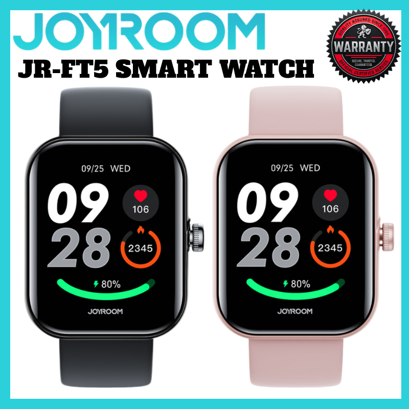 JoyRoom JR-FT5 Plus Smartwatch Advanced Smart Watch with Health Monitoring, Fitness Tracking, Long Battery Life, Notifications & Stylish Design for Active Lifestyle and Everyday Use Smart Watch