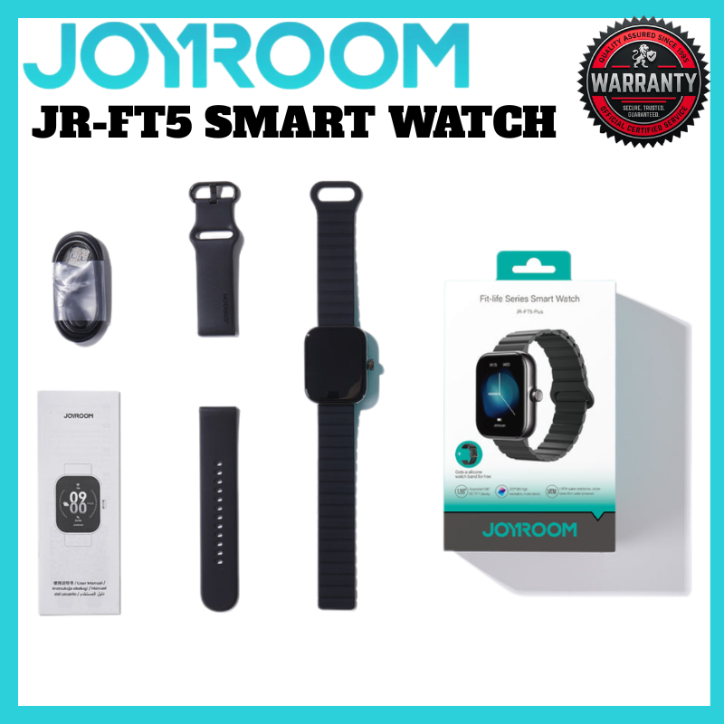 JoyRoom JR-FT5 Plus Smartwatch Advanced Smart Watch with Health Monitoring, Fitness Tracking, Long Battery Life, Notifications & Stylish Design for Active Lifestyle and Everyday Use Smart Watch