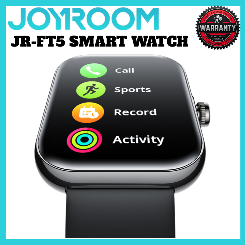 JoyRoom JR-FT5 Plus Smartwatch Advanced Smart Watch with Health Monitoring, Fitness Tracking, Long Battery Life, Notifications & Stylish Design for Active Lifestyle and Everyday Use Smart Watch