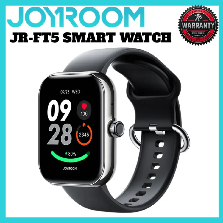JoyRoom JR-FT5 Plus Smartwatch Advanced Smart Watch with Health Monitoring, Fitness Tracking, Long Battery Life, Notifications & Stylish Design for Active Lifestyle and Everyday Use Smart Watch