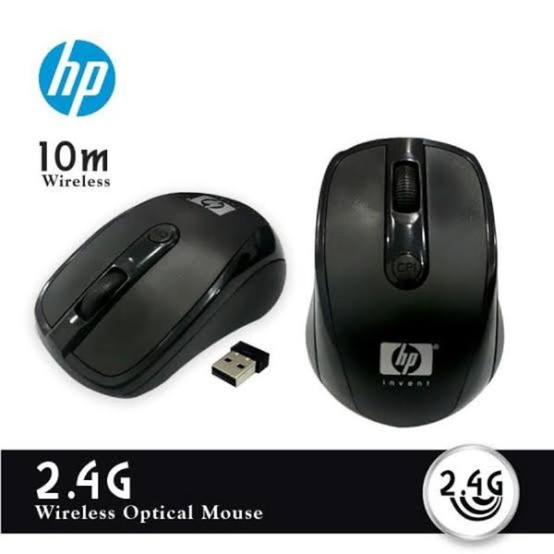 HP 2.4G Wireless Mouse Extreme Series Platinum Edition Fashion Wireless Mouse for Laptop Computer PC Desktop - Ergonomic Optical Black Mice with Plug & Play USB Mini Receiver