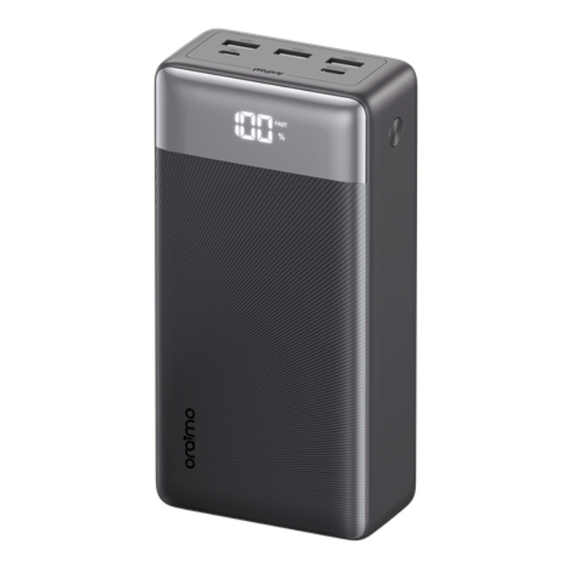 Oraimo PowerBox 400 Vision 40000mAh Power Bank Fast Charging 22.5W Powerbank - AniFast LED Display 4 Outputs 40000 mAh Power Bank for Smartphones Laptops Smartwatch Meta Glasses