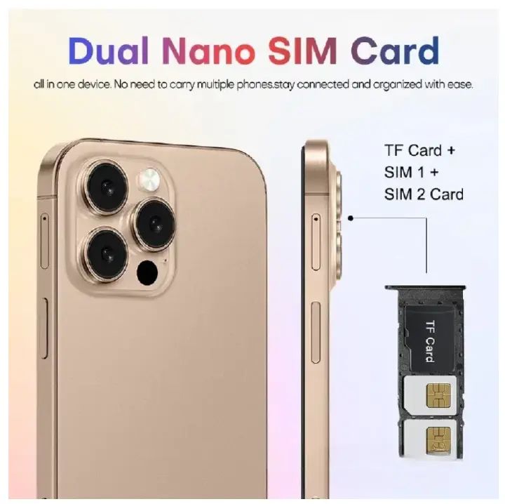 Calus 16 Pro Max Android 14 Smartphone 128GB ROM + 8GB RAM 6.6-inch IPS LCD screen display and 5200mAh battery capacity OCTA-CORE Processor 26MP dual main camera + 13MP Selfie Android Smartphone