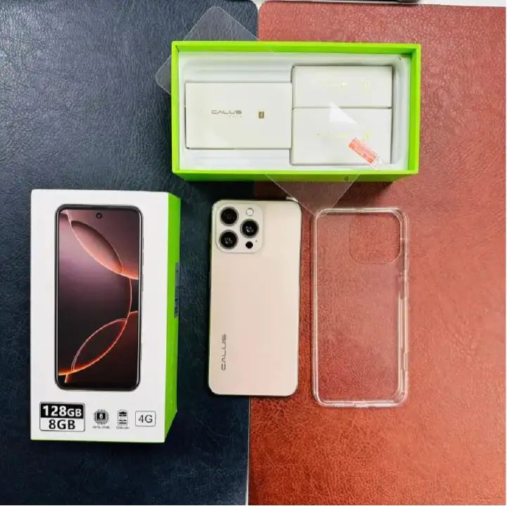 Calus 16 Pro Max Android 14 Smartphone 128GB ROM + 8GB RAM 6.6-inch IPS LCD screen display and 5200mAh battery capacity OCTA-CORE Processor 26MP dual main camera + 13MP Selfie Android Smartphone