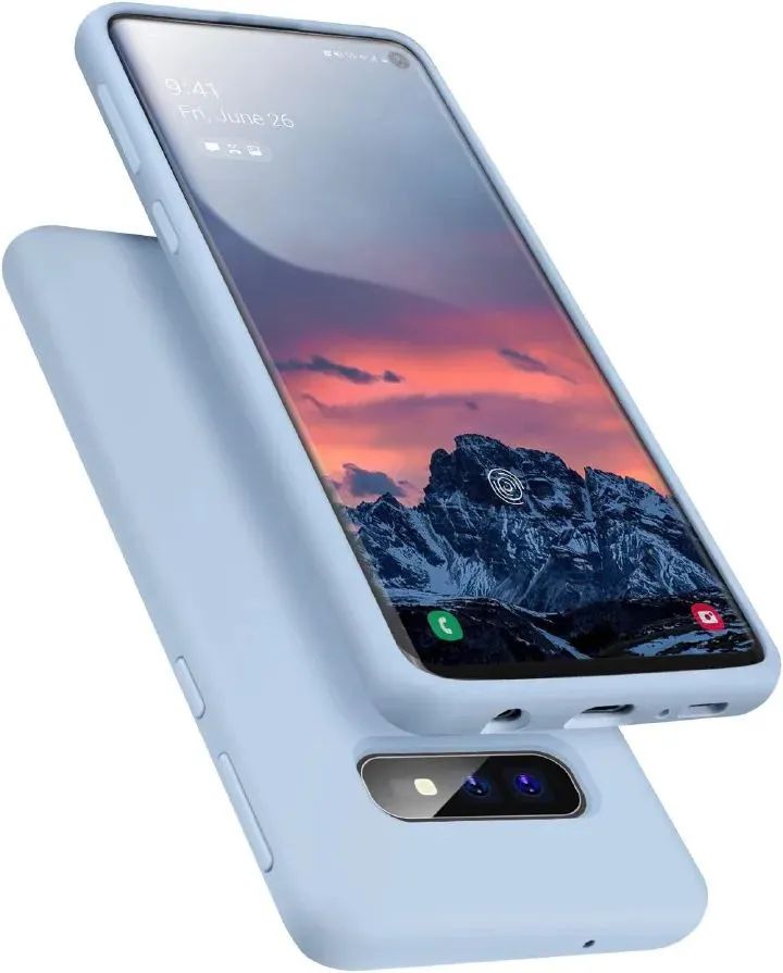 New Arrivals! 3 Layer Full Covered Slim Soft Rubber, Liquid Silicone Phone Cover Case for Samsung Galaxy S10e Original 3 Layer Full Covered Slim Soft Rubber, Liquid Silicone Phone Cover Case.