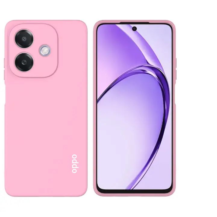 Oppo A3x 4G/5G / Oppo A3 5G Original Liquid Silicone Phone Case/Cover available in Black, Blue, Light Purple (Lilac) & Pink