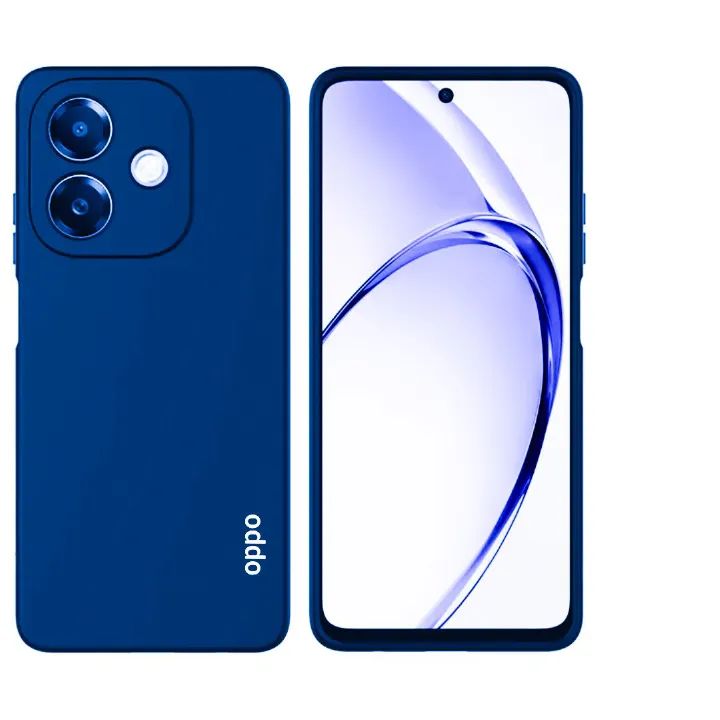 Oppo A3x 4G/5G / Oppo A3 5G Original Liquid Silicone Phone Case/Cover available in Black, Blue, Light Purple (Lilac) & Pink