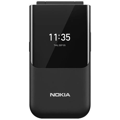 Nokia 2720 Flip Mobile, Mobile Phone, Dual Screen, Equipped with 4G Internet - Long Battery Life - Compact and Strong Dual Sim Card 4 GB Internal Memory, 512 MB RAM, Dual SIM Featured phone