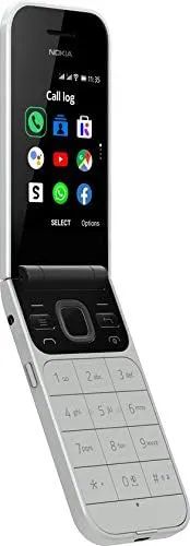 Nokia 2720 Flip Mobile, Mobile Phone, Dual Screen, Equipped with 4G Internet - Long Battery Life - Compact and Strong Dual Sim Card 4 GB Internal Memory, 512 MB RAM, Dual SIM Featured phone