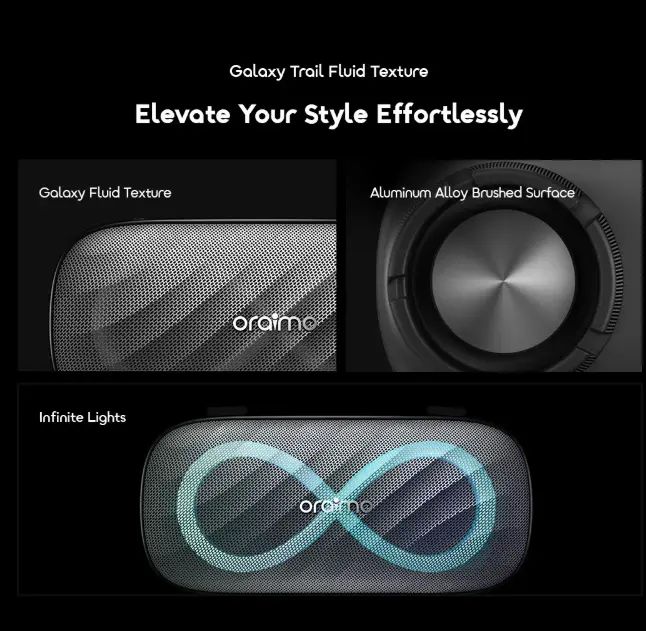 oraimo SpaceBox Pro 80W Karaoke-Support Wireless Bluetooth Speaker 2.1 Channel Surround Sound