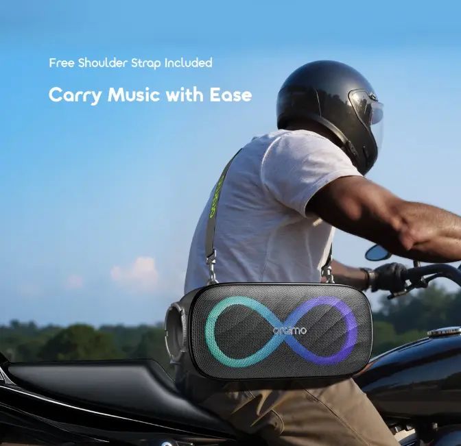 oraimo SpaceBox Pro 80W Karaoke-Support Wireless Bluetooth Speaker 2.1 Channel Surround Sound