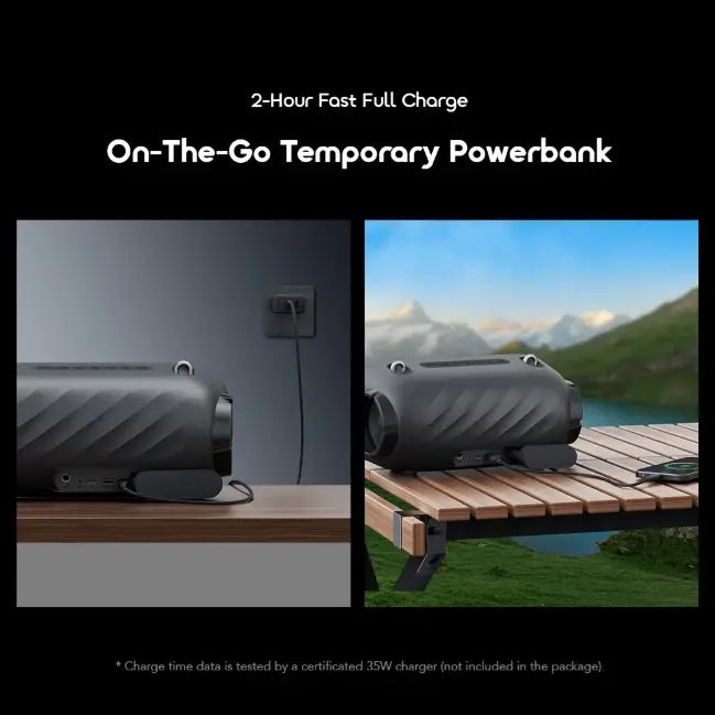 oraimo SpaceBox Pro 80W Karaoke-Support Wireless Bluetooth Speaker 2.1 Channel Surround Sound