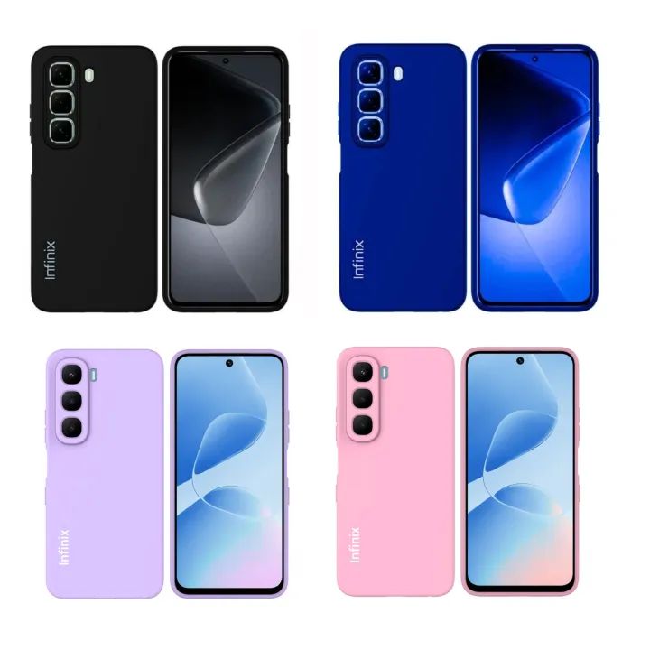 Infinix Hot 50 Pro+(Plus) , Hot 60 5G/Hot 60i 4G ,Hot 60 Pro, Hot 60 Pro + (Plus) Original liquid silicone Phone Case/Cover