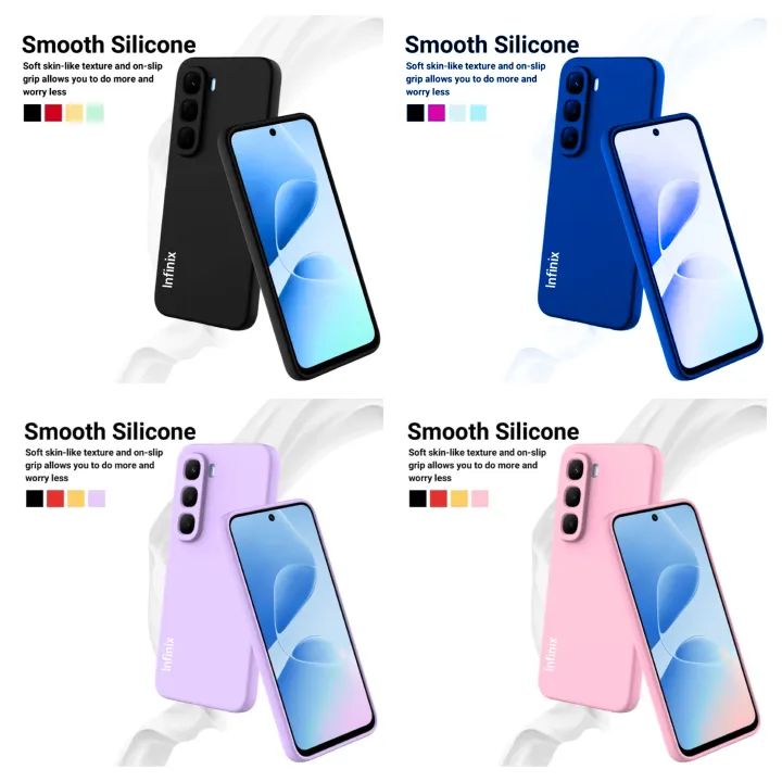 Infinix Hot 50 Pro+(Plus) , Hot 60 5G/Hot 60i 4G ,Hot 60 Pro, Hot 60 Pro + (Plus) Original liquid silicone Phone Case/Cover