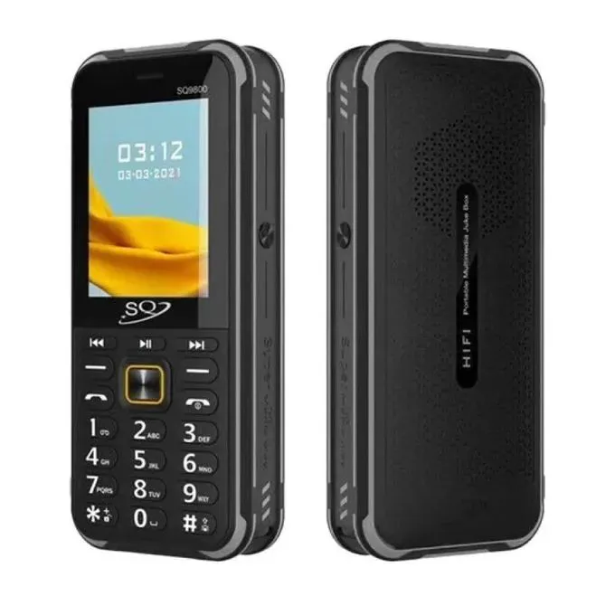 SQ Mobile Phone SQ 9800 Screen Display 2.8", Wireless FM,20000mAh Battery, Dual SIM Card,HD Camera ,HD Sound Quali