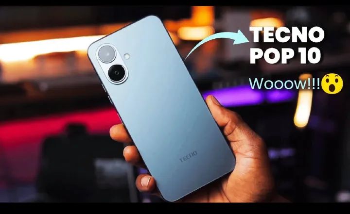 [NEW ARRIVAL]Tecno POP 10 6.6" 64GB Storage + 6GB(3+3Gb)RAM 120Hz Hole Screen Dual Speakers IP54 Waterproof - Android 15 13MP Camera Dual sim 5000mAh- Smartphones