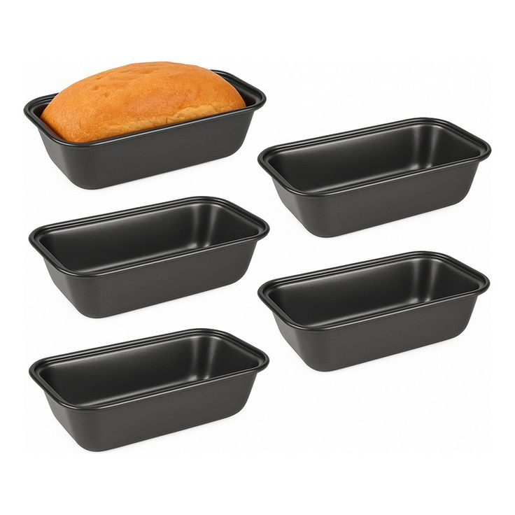 Bread Baking Tin Perfect for Bread Loaf and Cakes/ Has Folded Edges and 3 Ventilation Holes in The Base That Ensures Air Circulates Evenly to Make Perfect Loaves.