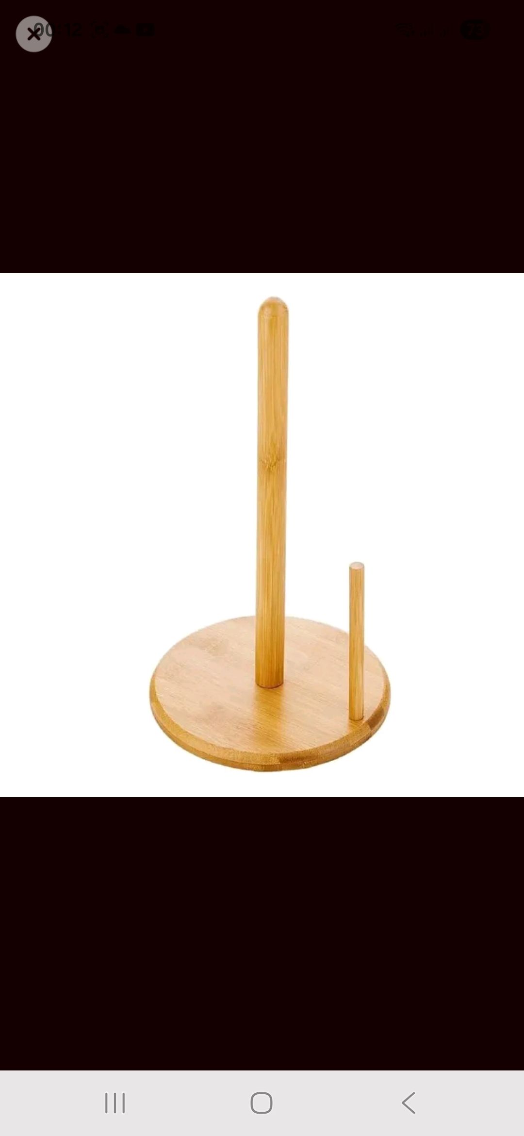 WOODEN KITCHEN TOWEL HOLDER- High quality modern free standing chrome toilet paper/ kitchen roll holder that is easy to clean. It is lightweight, portable and free standing hence no need for mounting.