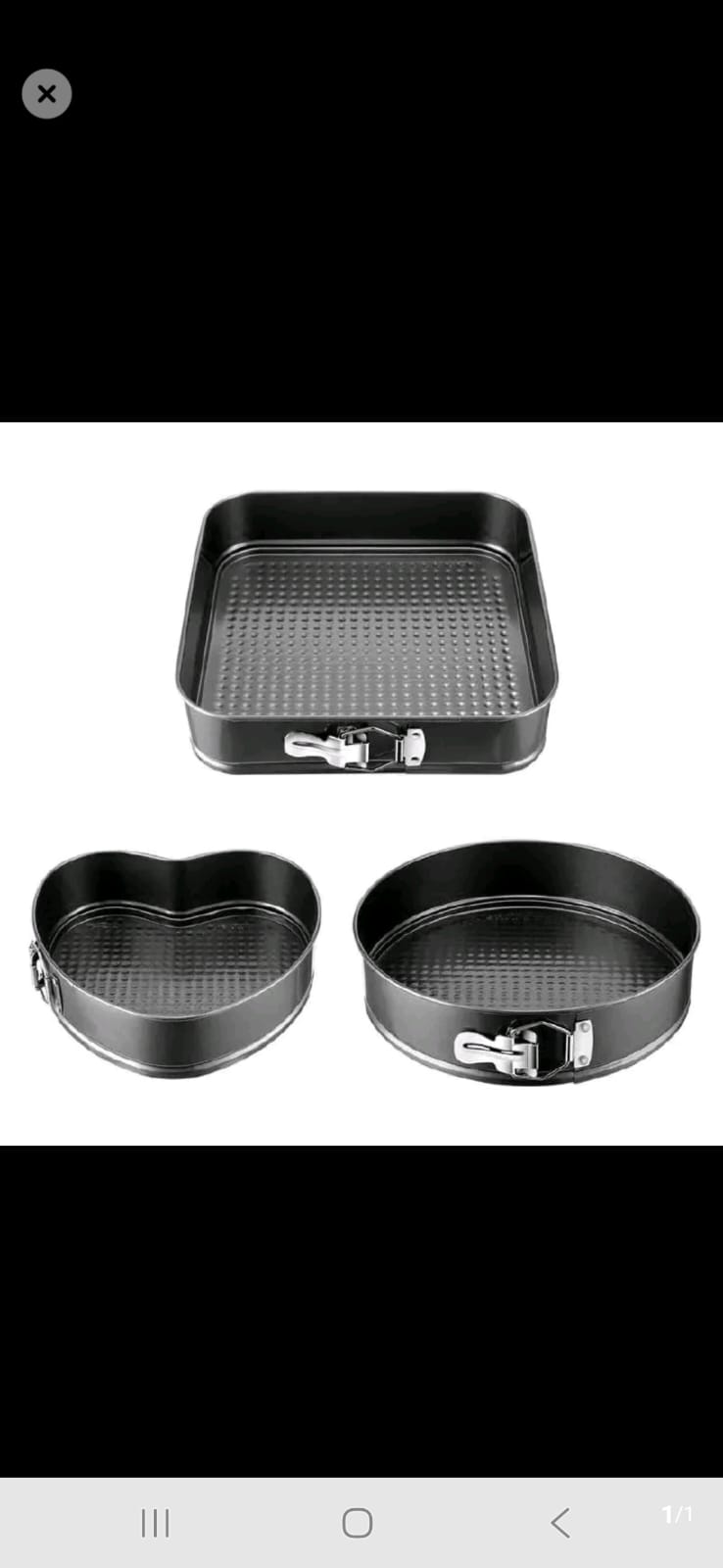 SALE ALERT!!
HIGH QUALITY 3PC CAKE MOULDS- Non stick coating loaf pan designed for baking lovers. Pan is made of heavy gauge carbon steel that comes in three distinctive shapes as pictured.
