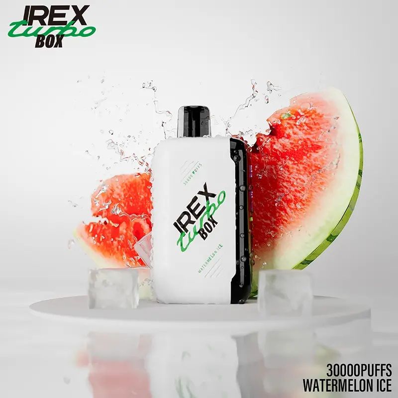 IREX Turbo Box 30,000 puffs Disposable Vape ~ Rechargeable, Smart Display, Turbo Mode (25W), Normal Mode (12W), Adjustable Airflow, 
5% Nicotine