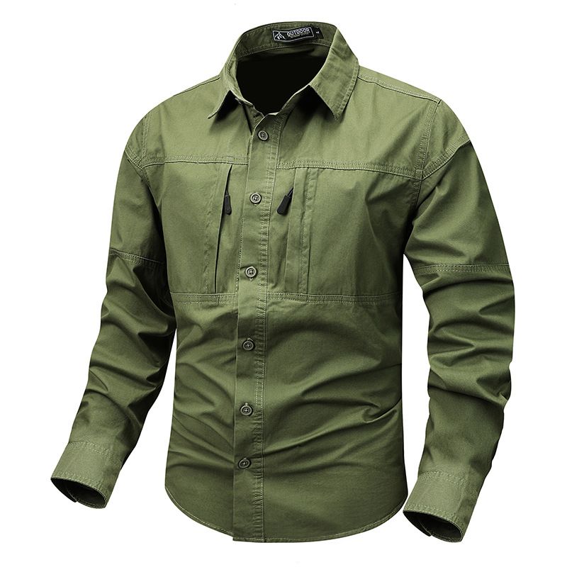Day Walker Men's Tactical Quick-Dry T-Shirt - Short Sleeve Combat Training Tee - Moisture-Wicking Performance Shirt with Patch Panels for Gym, Hiking & Airsoft