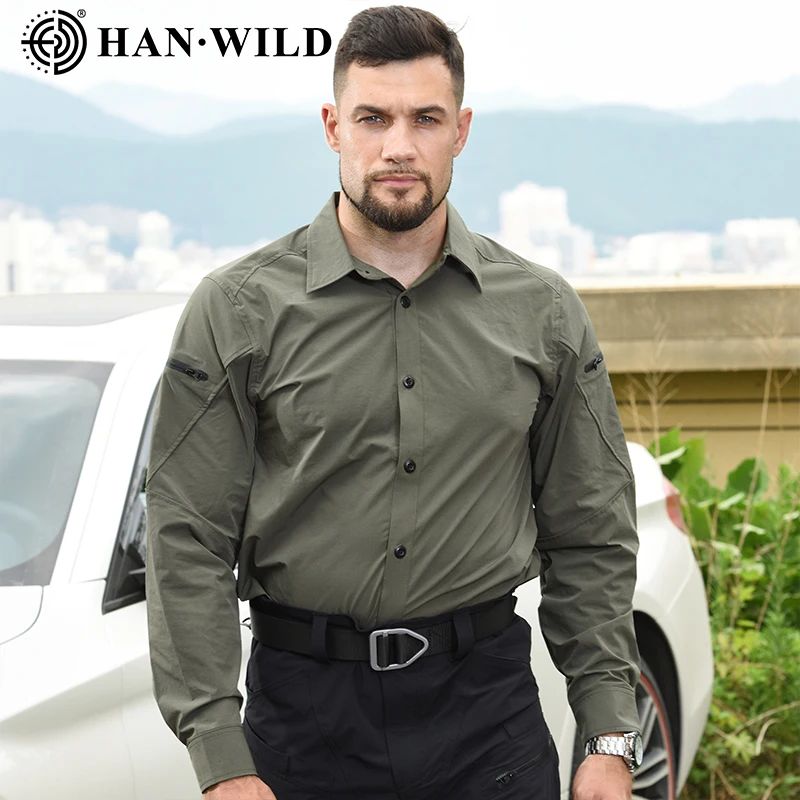 Quick Dry Men's Tactical Quick-Dry T-Shirt - Short Sleeve Combat Training Tee - Moisture-Wicking Performance Shirt with Patch Panels for Gym, Hiking & Airsoft