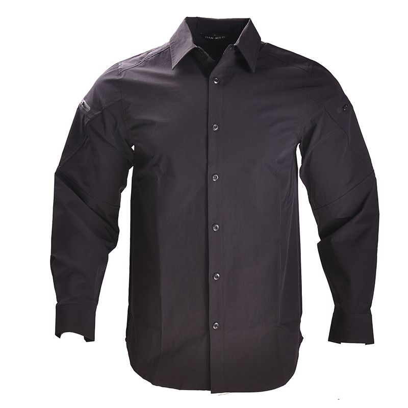 Quick Dry Men's Tactical Quick-Dry T-Shirt - Short Sleeve Combat Training Tee - Moisture-Wicking Performance Shirt with Patch Panels for Gym, Hiking & Airsoft
