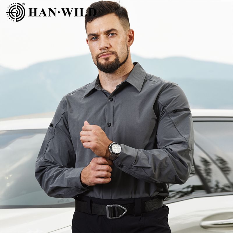 Quick Dry Men's Tactical Quick-Dry T-Shirt - Short Sleeve Combat Training Tee - Moisture-Wicking Performance Shirt with Patch Panels for Gym, Hiking & Airsoft