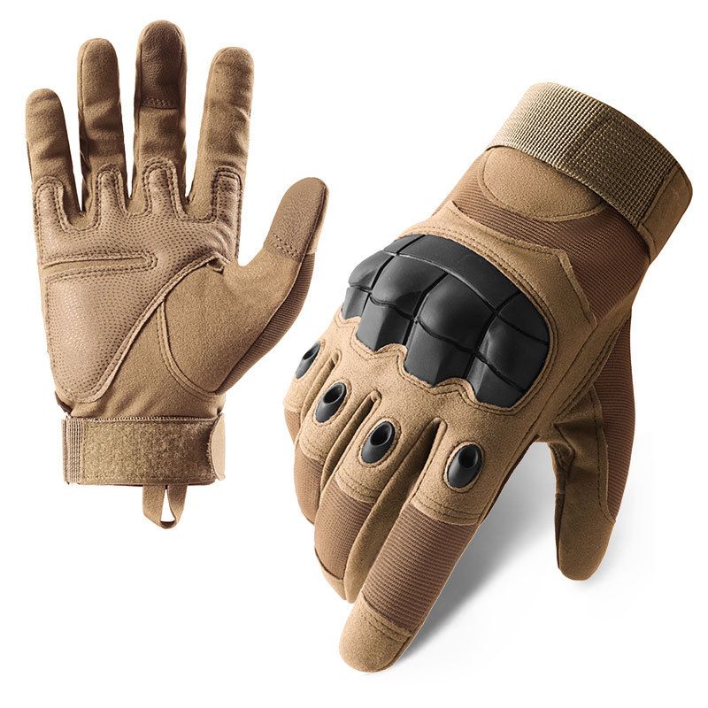 Hard Knuckle Tactical Full-Finger Gloves – Heavy-Duty Combat Protection with Reinforced Grip & Breathable Fabric – For Motorcycle, Cycling, Work & Shooting