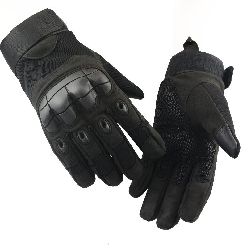 Hard Knuckle Tactical Full-Finger Gloves – Heavy-Duty Combat Protection with Reinforced Grip & Breathable Fabric – For Motorcycle, Cycling, Work & Shooting