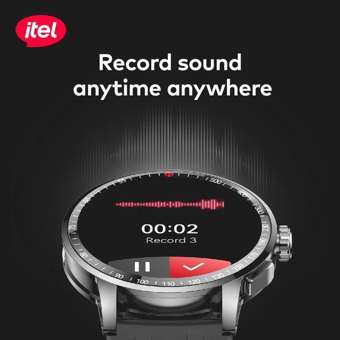 Itel Smart Watch Horizon Smartwatch N8 Grey +  FREE TWS BudsAir 3, 1.43" Curved Amoled, 360mAh, 5 - 7 days usage, waterproof IP68