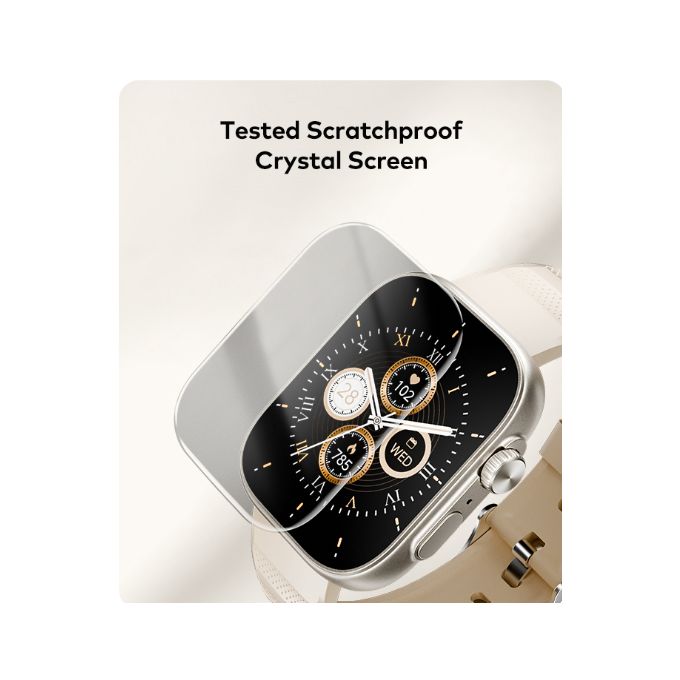 Itel Storm Ultra Smartwatch 2.02'' HD Scratchproof O23 with Hands Free Calls, Remote Camera Control, BT Calling Message Notifications, Metal Crafted