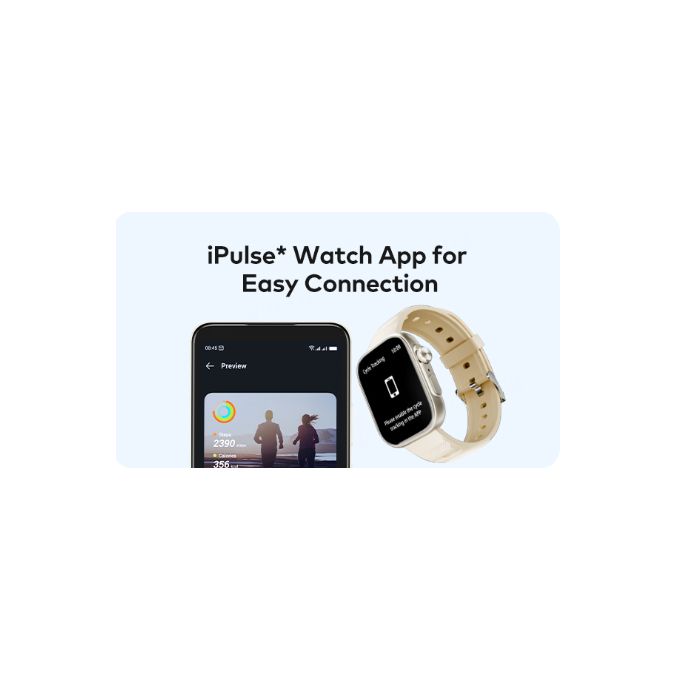 Itel Storm Ultra Smartwatch 2.02'' HD Scratchproof O23 with Hands Free Calls, Remote Camera Control, BT Calling Message Notifications, Metal Crafted