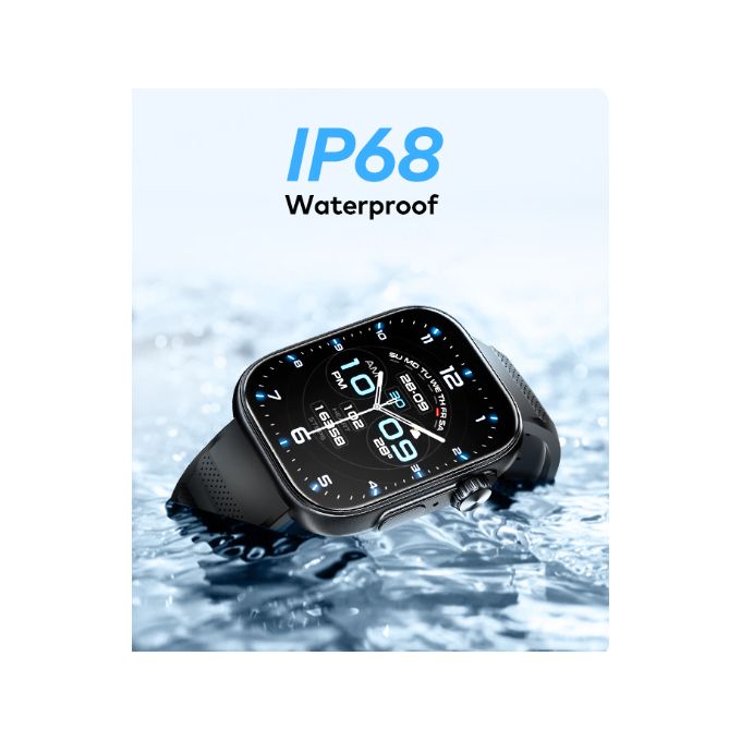 Itel Storm Ultra Smartwatch 2.02'' HD Scratchproof O23 with Hands Free Calls, Remote Camera Control, BT Calling Message Notifications, Metal Crafted