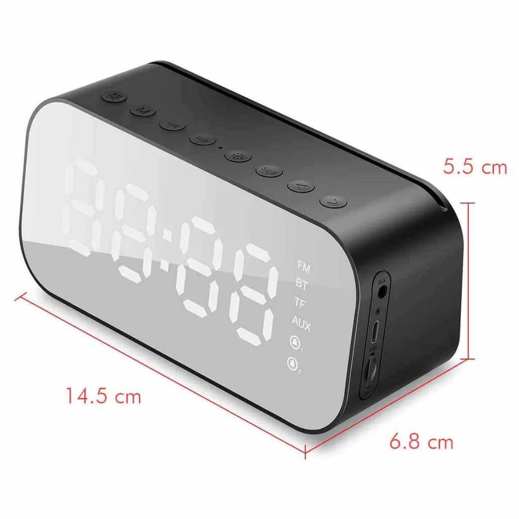 HAVIT Bluetooth Speaker | Alarm Clock – M3 (Black)
