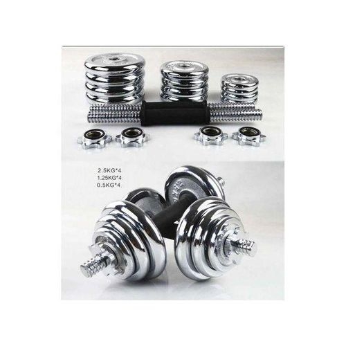 Chrome Dumbells Multifunctional Weight training/ Adjustable Chrome Dumbells set for home/office/gym workout