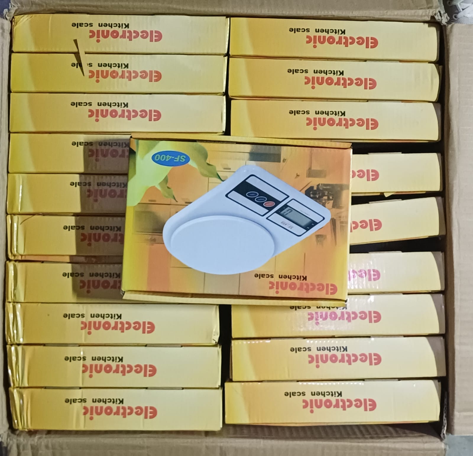 Digital Food Scale 10kg, High Precision 1g Accuracy Kitchen Scale with LCD Display for Cooking and Baking