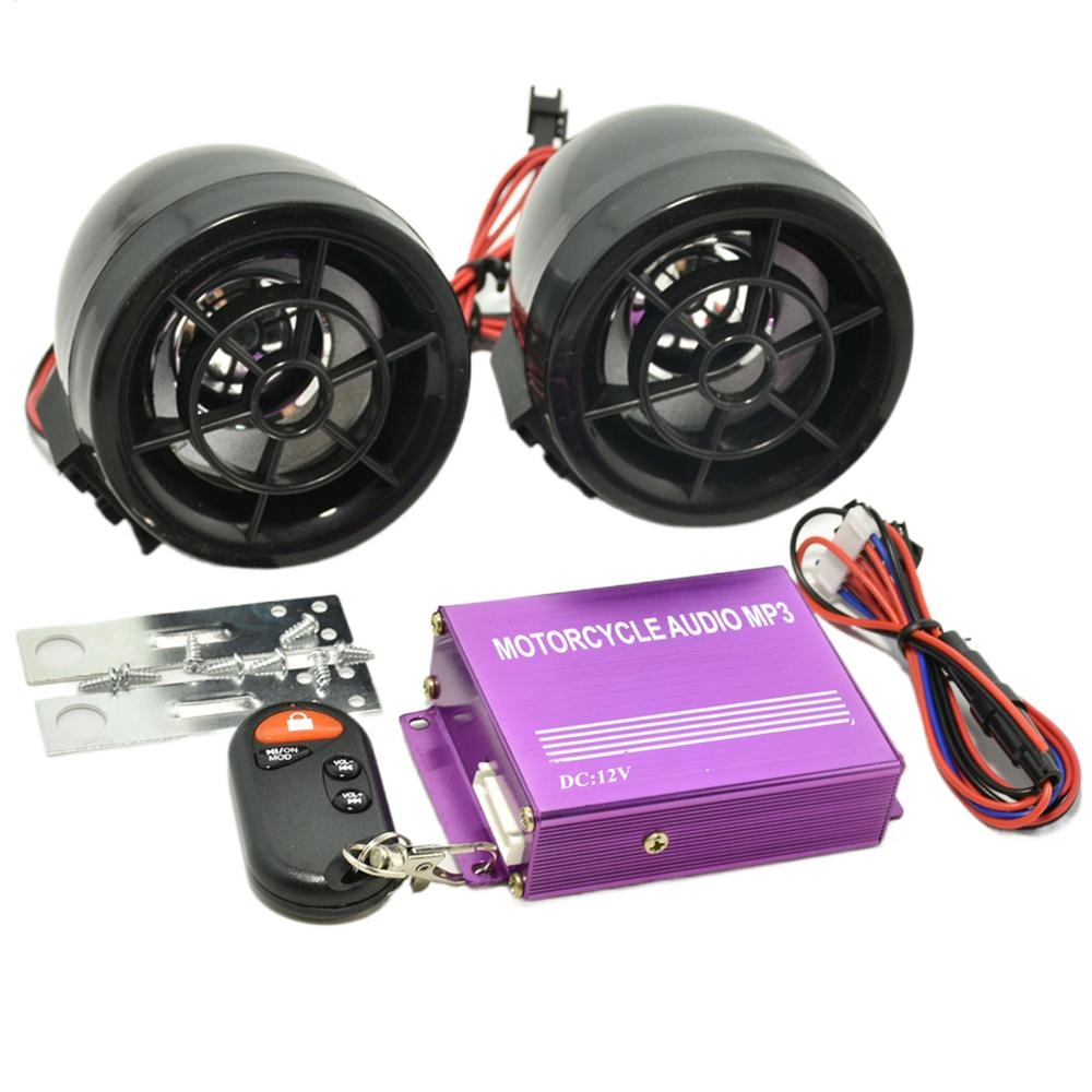 Motorbikes Motorcycle MP3 Player Speakers Audio Sound System FM Radio