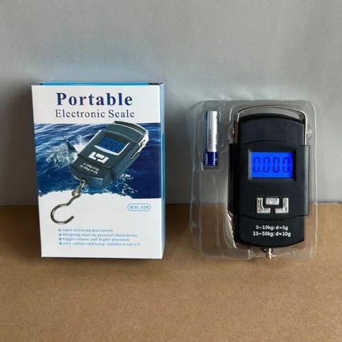 Portable Luggage Scale 50Kg Electronics Digital Suitcase Travel Bag Hanging Weighing Scale