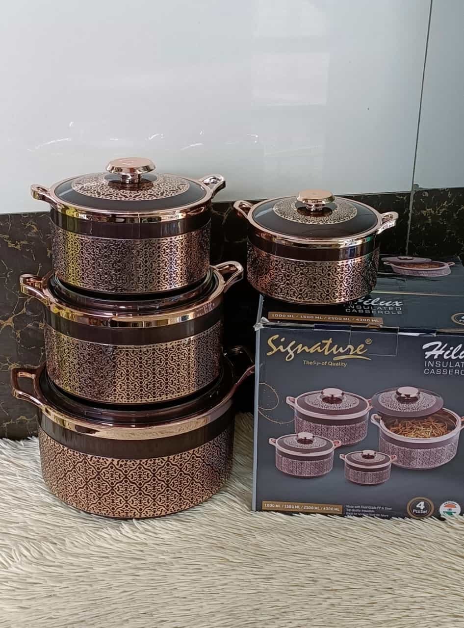 OFFER 🔥 🔥 🔥NEW IN MARKET, SIGNATURE 4 PCS HILUX HOTPOTS (1000/1500/2500/4300).